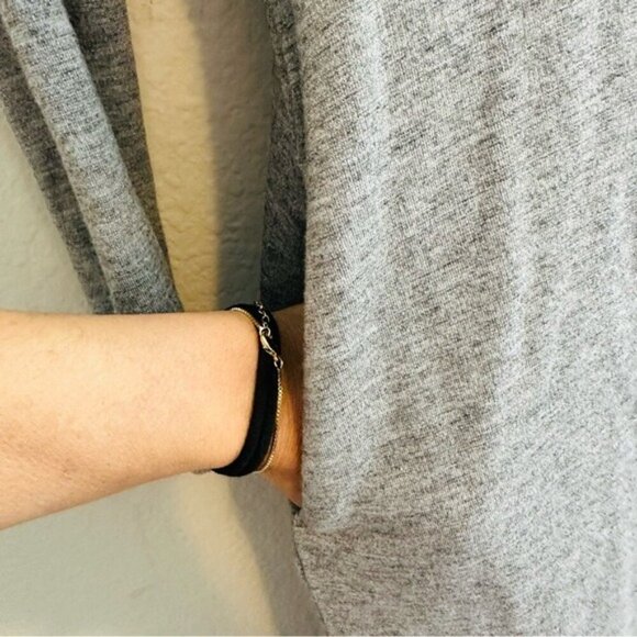 J. Jill Wool Blend Maxi Dress Womens Size Medium Gray Minimalist Modest Casual - Picture 5 of 11